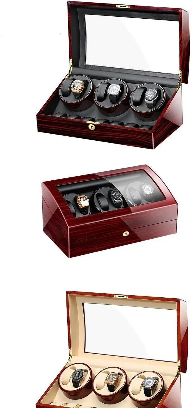 Watch Winder Display Watch Box Watch StorageT (B A) Watch Winders, Automatic Wood Watch Winder Display Box 6 7 Storages,Watch Winder Box for defense falter census third slip Men,Women's Jewelry Box/Watch Box 