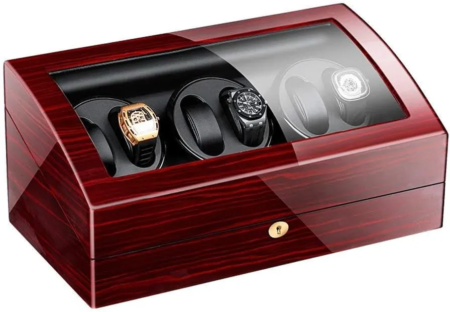 Watch Winder Display Watch Box Watch StorageT (B A) Watch Winders, Automatic Wood Watch Winder Display Box 6 7 Storages,Watch Winder Box for defense falter census third slip Men,Women's Jewelry Box/Watch Box 