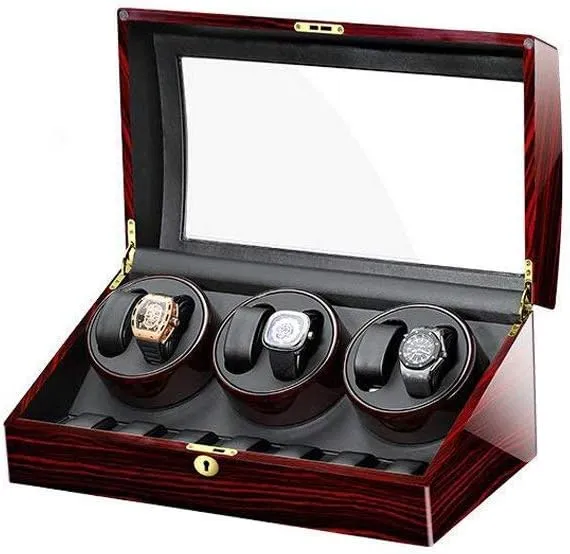 Watch Winder Display Watch Box Watch StorageT (B A) Watch Winders, Automatic Wood Watch Winder Display Box 6 7 Storages,Watch Winder Box for defense falter census third slip Men,Women's Jewelry Box/Watch Box 