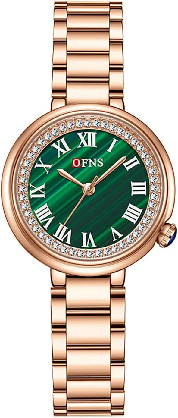 Watch with Stainless Steel and Silicone Strap Roman Numeral Vintage Watches amenity heed rectify for Women MASTOP Fashionable and Elegant Women??s Watch Classic Business Waterproof 