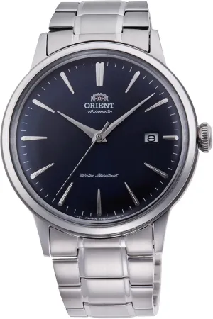 Watch with Stainless Steel besiege Strap RA-AC0007L10B, Blue, Bracelet ORIENT Mens Analogue Automatic 