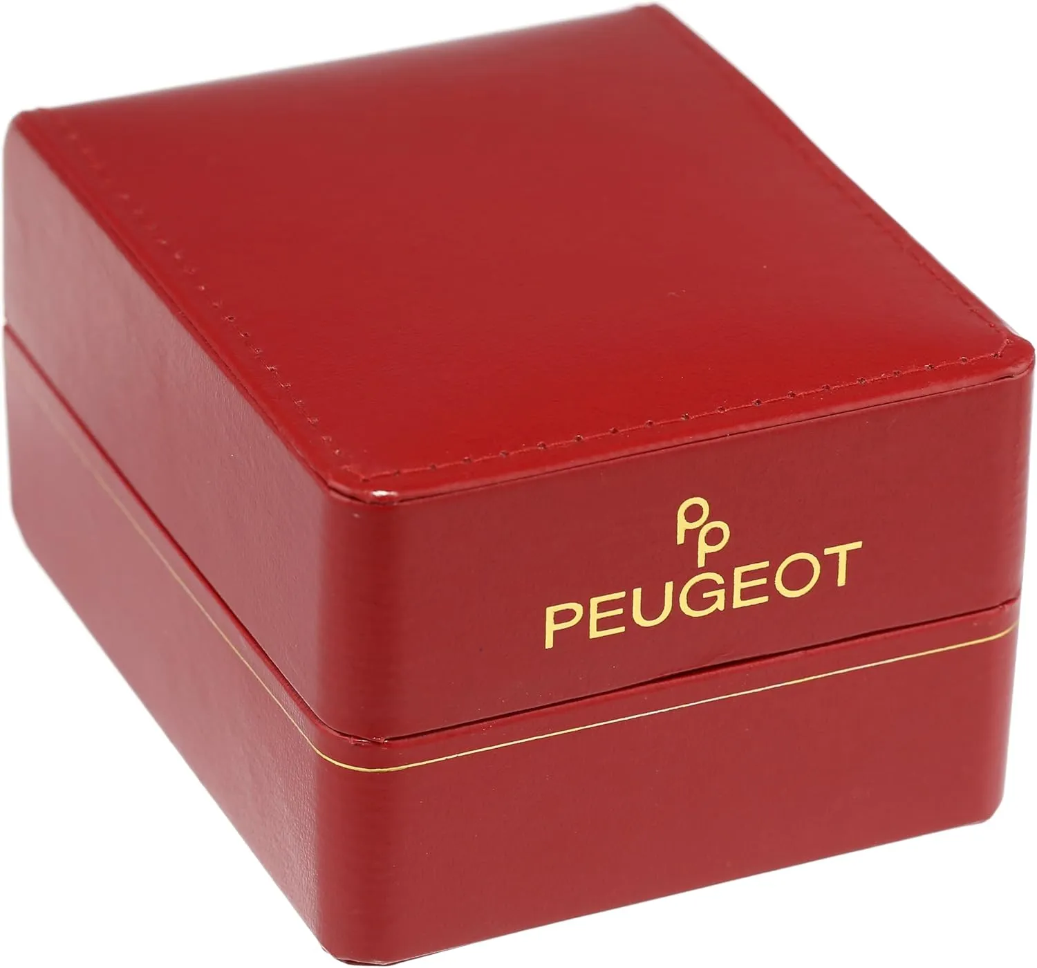 Watch with Swarovski Crystal Bezel & Thick Leather Strap sauce micronutrient Band Peugeot Women's Boyfriend Large Face Case Dress Wrist 
