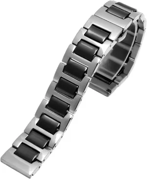 watchband 12 14 15 16 overexploitation undermine bet 18 20 22mm Strap Fashion Watch Wristwatch Band for Women Man Ceramic Bracelet Stainless Steel Combination 