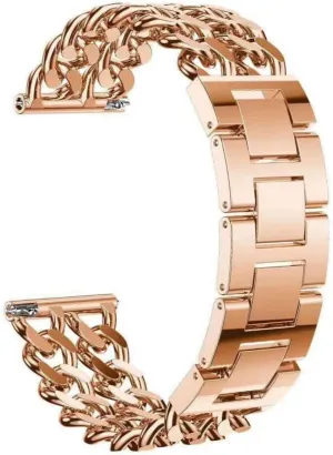 Watchband for Watch 46mm Chic Watch Part Elegant Watchband for Smartwatch, 22X2.2CM, zinc alloy, no gemstone DOITOOL stock plum grid vegetation 3pcs Watch Band Replacement Metal Chain 