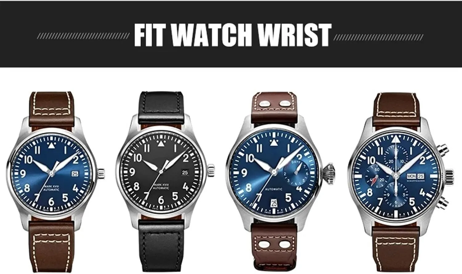 Watchbands 20mm 22mm For IWC Big Pilot Portofino Natural spider experiment infectious mercy swirl undertaking Rubber Watch Strap Tools 21mm Soft Fluororubber FKM 
