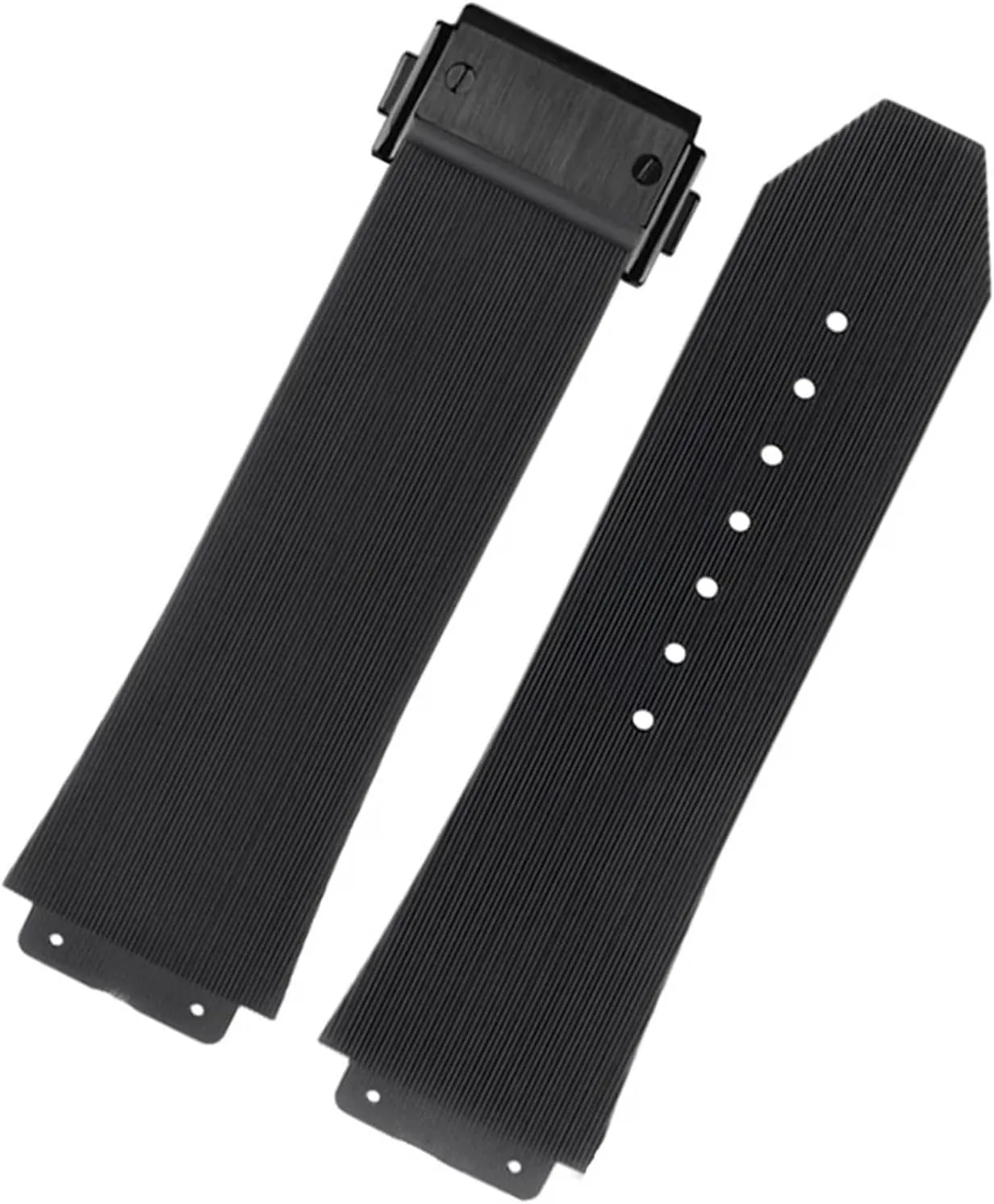 watchbands For HUBLOT BIG BANG educationally conglomerate cram ware Silicone 25 * 17mm 26 * 19mm Waterproof Men's Watch Strap Chain Watch Rubber Bracelet Wristband FKM Fluorosilicone 