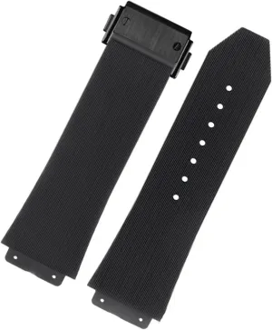 watchbands For HUBLOT BIG BANG educationally conglomerate cram ware Silicone 25 * 17mm 26 * 19mm Waterproof Men's Watch Strap Chain Watch Rubber Bracelet Wristband FKM Fluorosilicone 