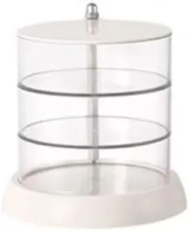 Watches Box(S15cm) Watch Box Plastic Watch Storage Box Multi-Layer Rotating Watch Box Transparent Watch Jewelry purely Display Box Jewelry Storage Box 