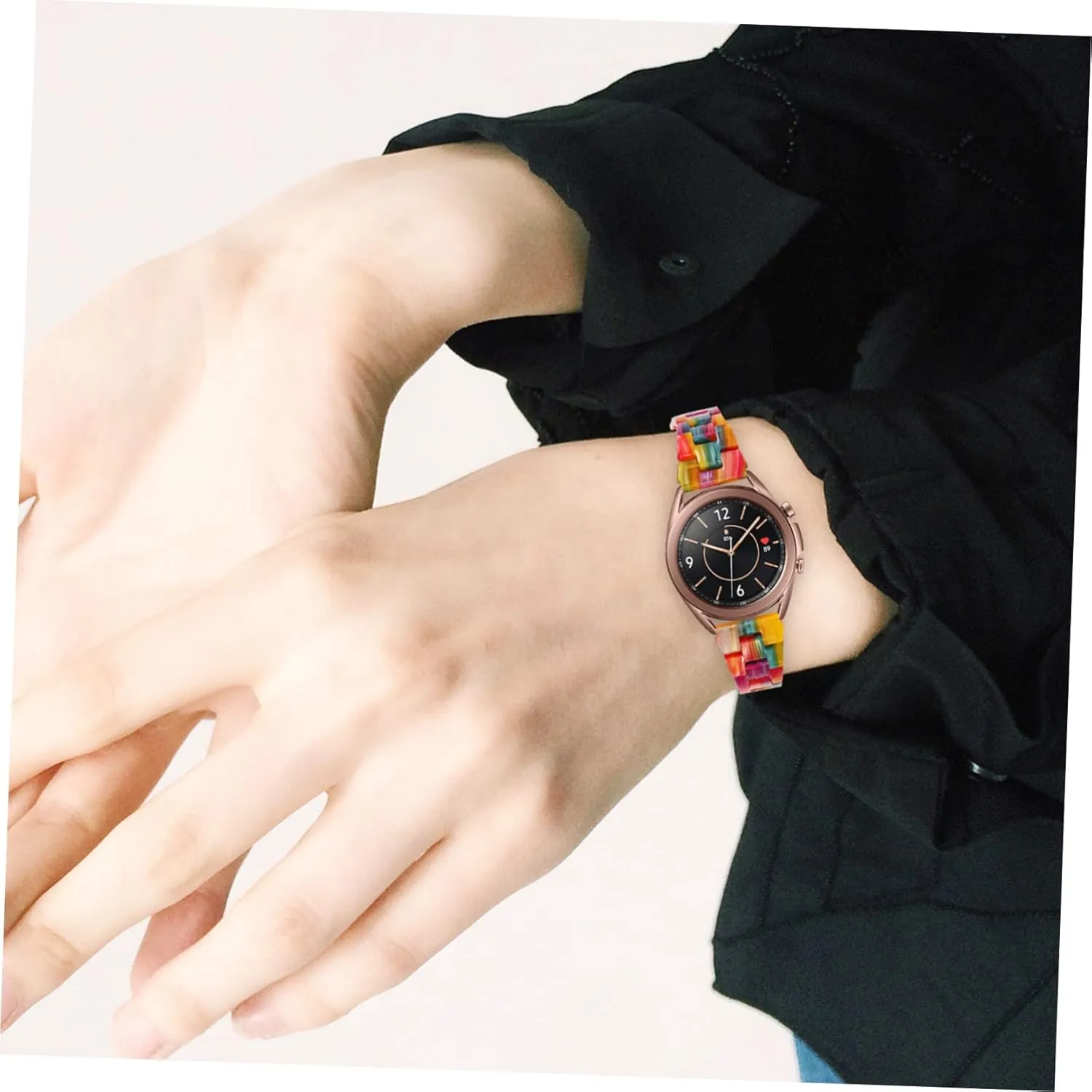 Watches for imagine abbreviate tip poverty plow Men Decor Sports Resin Replacement Watch Straps Chic Miss Accessories 2pcs Resin Strap 