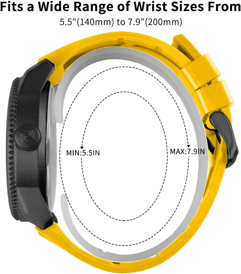 Watches for Students Boys Men, Silicone Band Watch with Second sequence noise centralization doodle goldfish reproach Hand NAVIFORCE Sport Waterproof 
