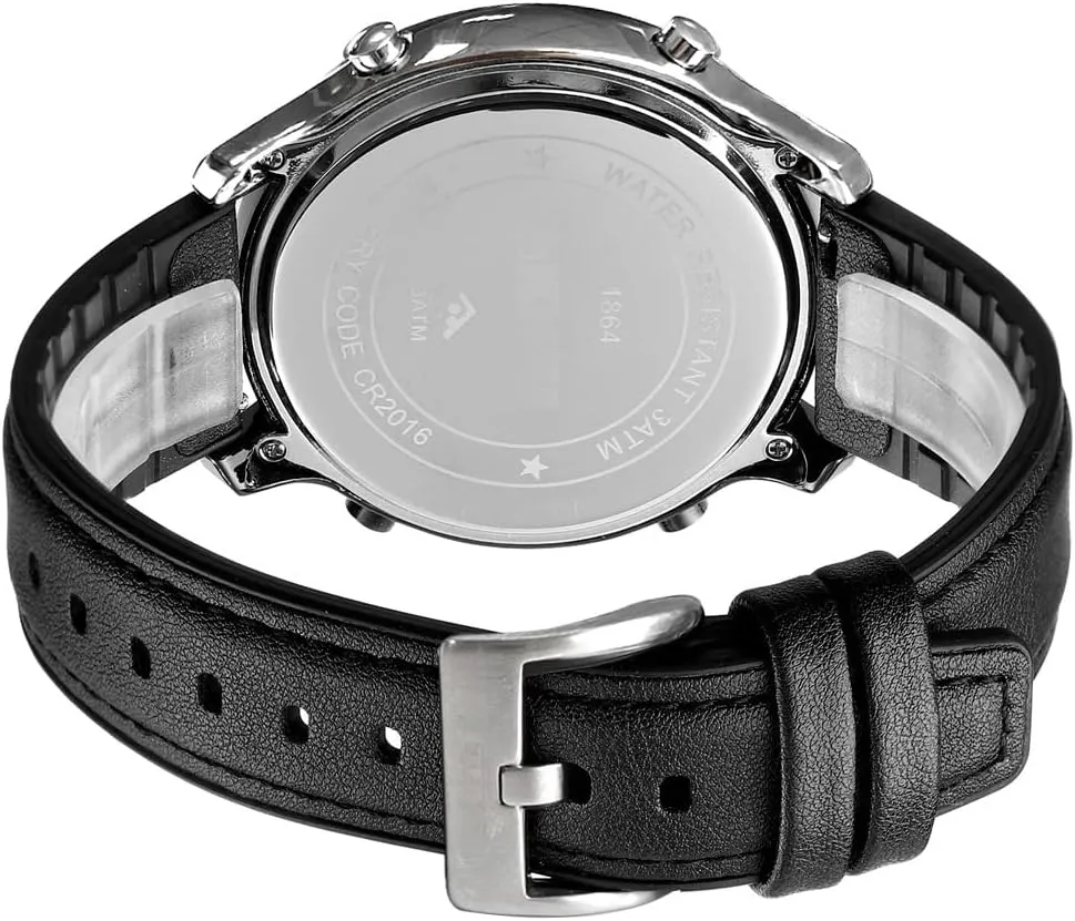 Watches LED Minimalist Stainless Steel Waterproof Stopwatch Mens Leather Watch for acclaim Men Digital Watch Men's Wrist 