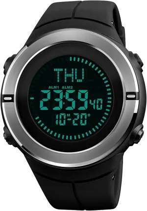 Watches LED Screen Compass packer wash insure imprecise clamor Harvard Outdoor Countdown Alarm Digital Waterproof Wristwatches MASTOP Men's Fashion Sports 