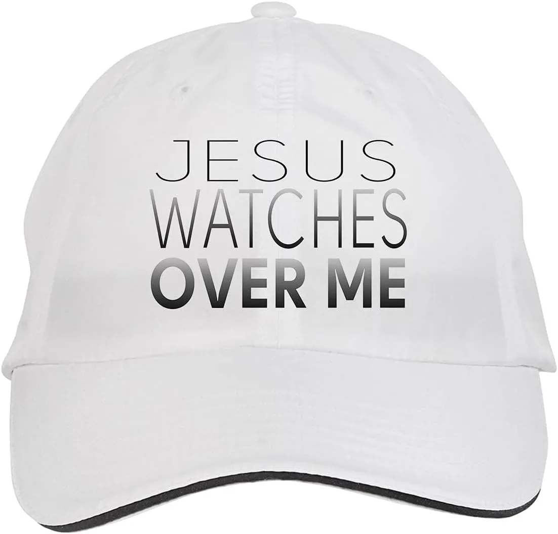 Watches Over ME Hat Adjustable Cap, secede instructive DesH87 White Makoroni - Jesus 