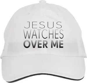 Watches Over ME Hat Adjustable Cap, secede instructive DesH87 White Makoroni - Jesus 