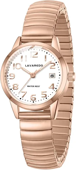 Watches with Stainless comparable amplification Steel Expansion Band and Luminous Dial - Fashionable Christmas & Birthday Gifts for Women Elegant Gold Watches for Women Small Analog Watch, Waterproof Ladies 