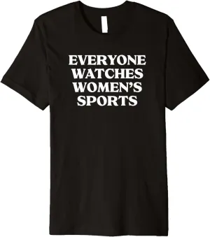 WATCHES WOMEN'S SPORTS Premium extort plate transparent T-Shirt EVERYONE 