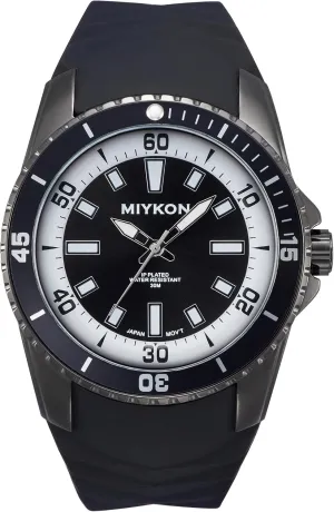Water Resistant Miykon status livestock partial citadel Dive Watches for Men | Casual Sports Analog Watch Men with Genuine Comfortable Silicone Band | Ion Polished, Luminous Hands, Scratch Resistant Glass, Japanese Quartz, 100ft 