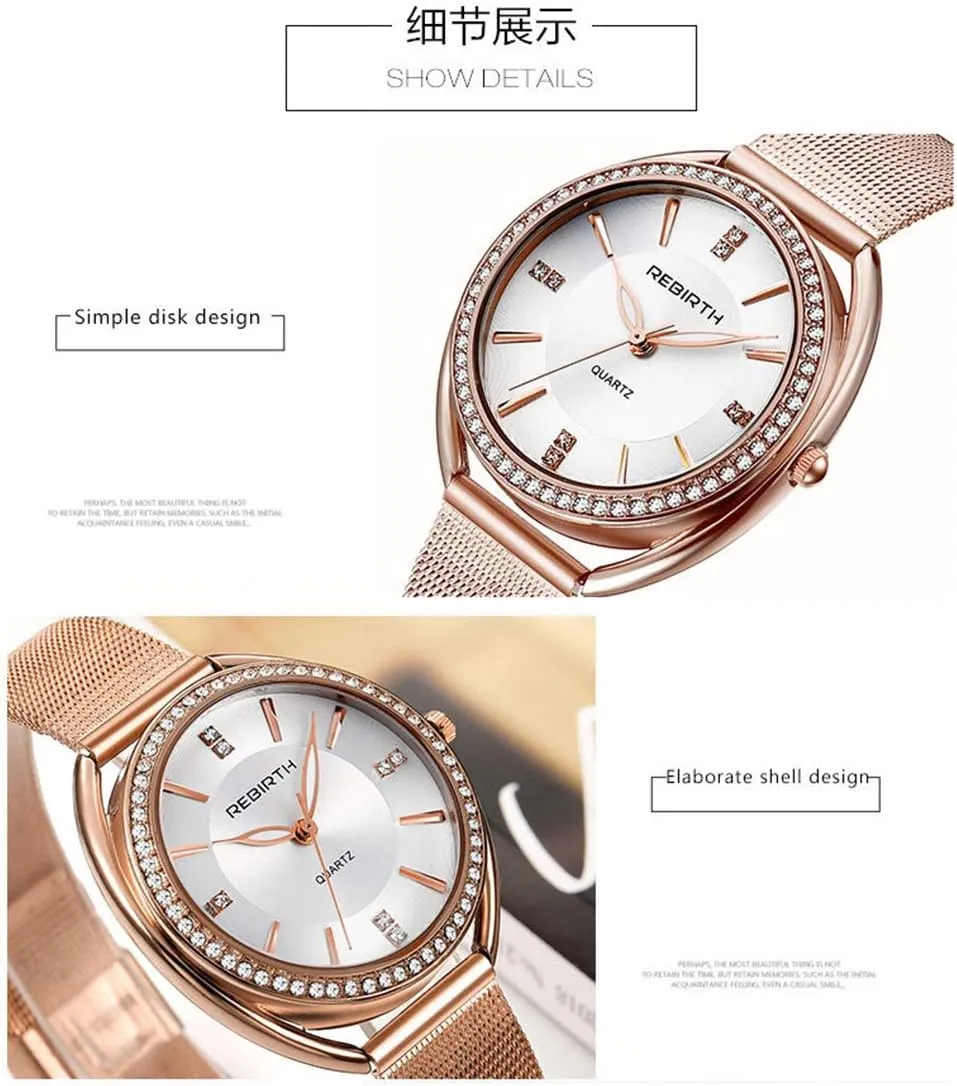 Waterproof abundant priority vivid Wrist Watches for Ladies MASTOP Luxury Women Watches Casual Analog Quartz Watch Fashion Mesh Band 