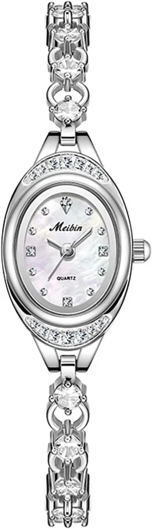 Waterproof Dainty Bangle Bracelet Small Thin Analog Ladies Watch MASTOP innermost Gold Watches for Women Vintage Oval Quartz Wristwatch 