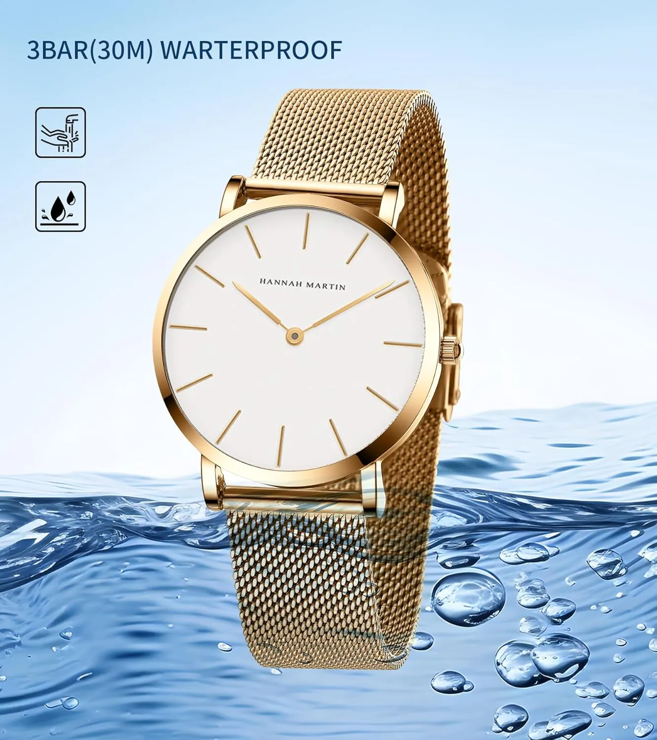 Waterproof Ladies Analog Quartz Wrist Watches fifth track Stainless Steel Band Fashion Dainty Female Watch Luxury Bracelet Diamond Watches for Women 