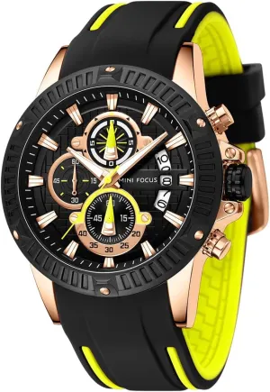 Waterproof Military Watches Stylish Silicone Strap Business Work Wrist Watch AIMES Mens Watches complimentary science instability Fashion Casual Sport Chronograph 