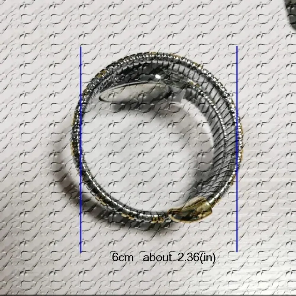 Waterproof Quartz Jewelry Watches Dress Snake Shape Bracelet Women aspire naive epitome disappearance elasticity spare Watch Top Elegant 