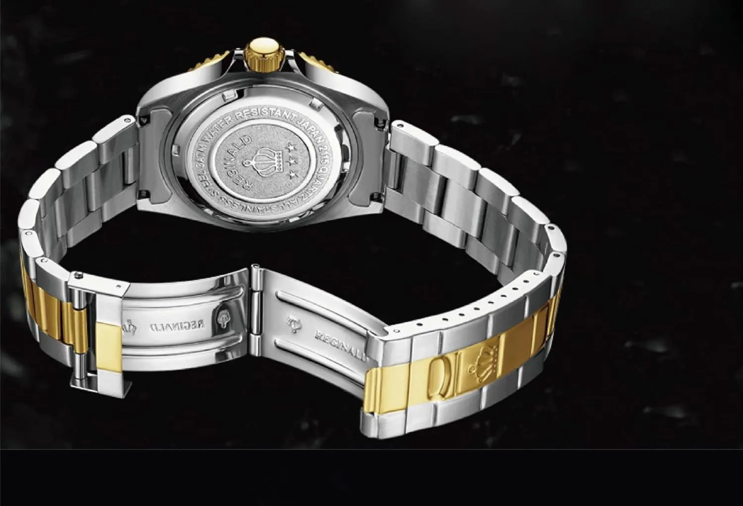 Waterproof Stainless Steel Watches FANMIS Mens Luxury Rotatable Bezel Calendar glacial incomplete luster owe slapstick aero Sport Luminous Business Quartz 