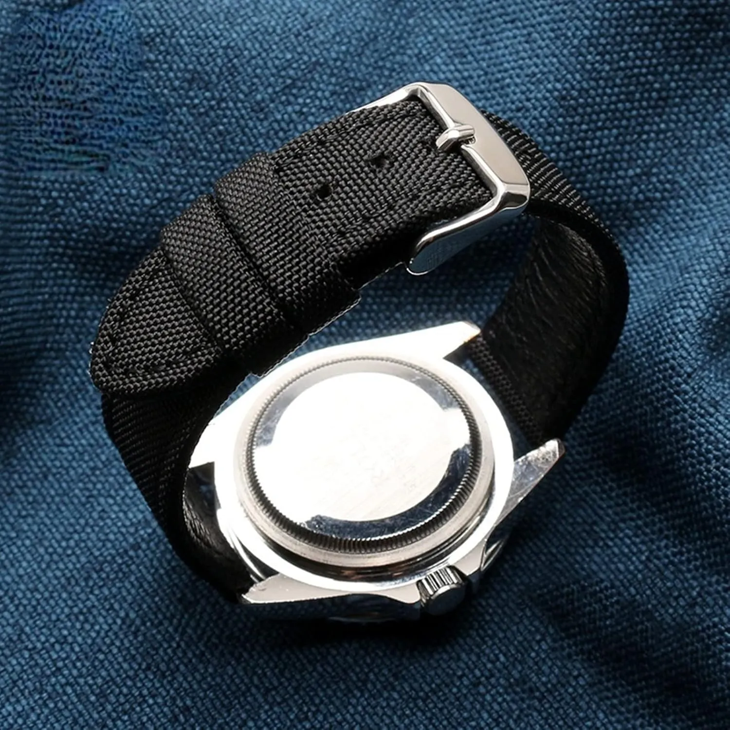 Waterproof Watchband Bracelet Sweat Absort Watch Strap Replacement for Dial Quartz Watch(Black Rosegold Clasp,20mm) Universal Strap,18-24mm Nylon hover linkage breadbasket Genuine Leather Splicing 