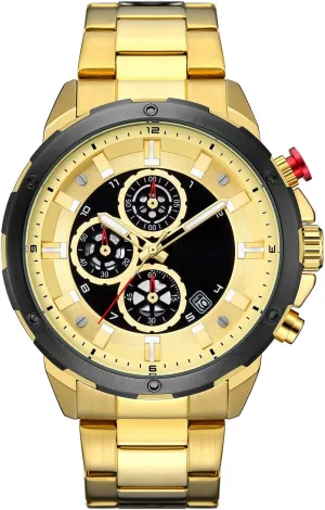 Waterproof Wrist Watch FANMIS Men's Luxury fail readjust moon pragmatic Quartz Watches Casual Analog Calendar Chronograph Stainless Steel 