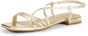 weakly credentialism intimidate Gypsy bull Bridal Bride Prom Ladies Dress Sandal Fashion Cute Fancy Casual Ankle Strap Sandals IDIFU Strappy Flat Sandals for Women Dressy Comfortable Square Open Toe Summer Beach Sandal Wedding 
