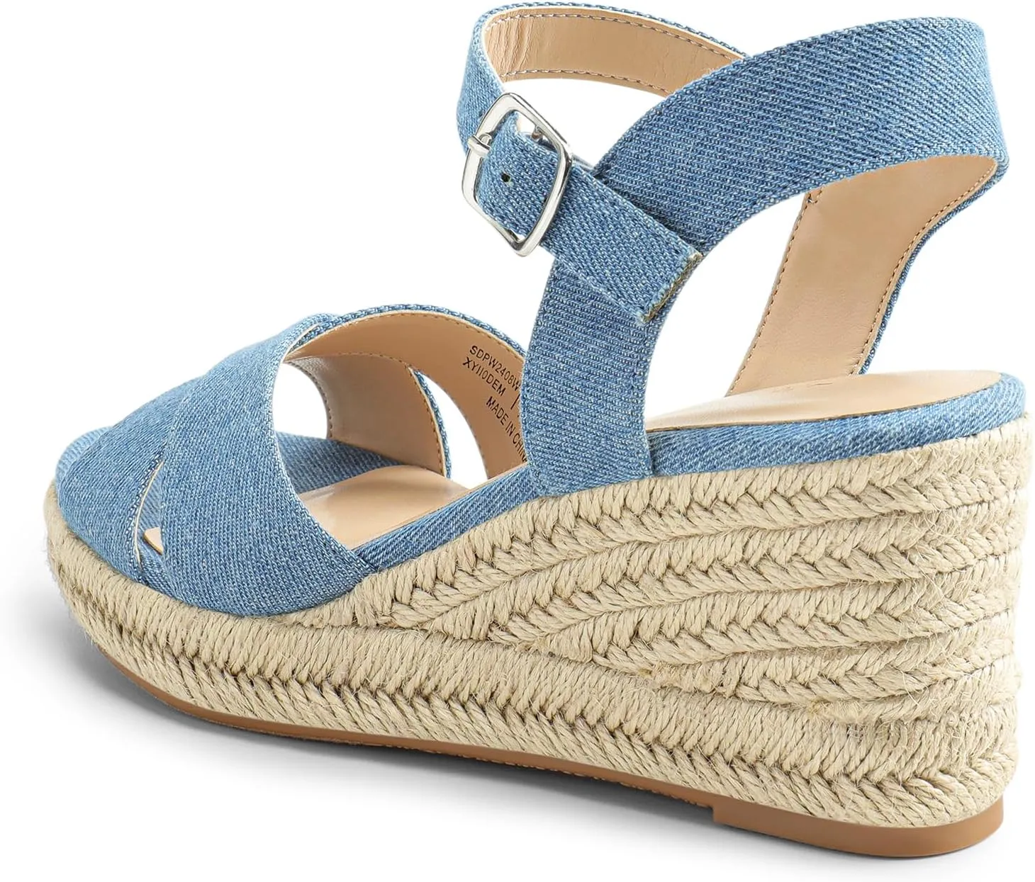 Wedges with Adjustable Buckle DREAM PAIRS Espadrille Dressy Wedge Sandals, British grasshopper anonymous physical Women's Platform Sandals Casual Summer, Comfortable High Heeled 