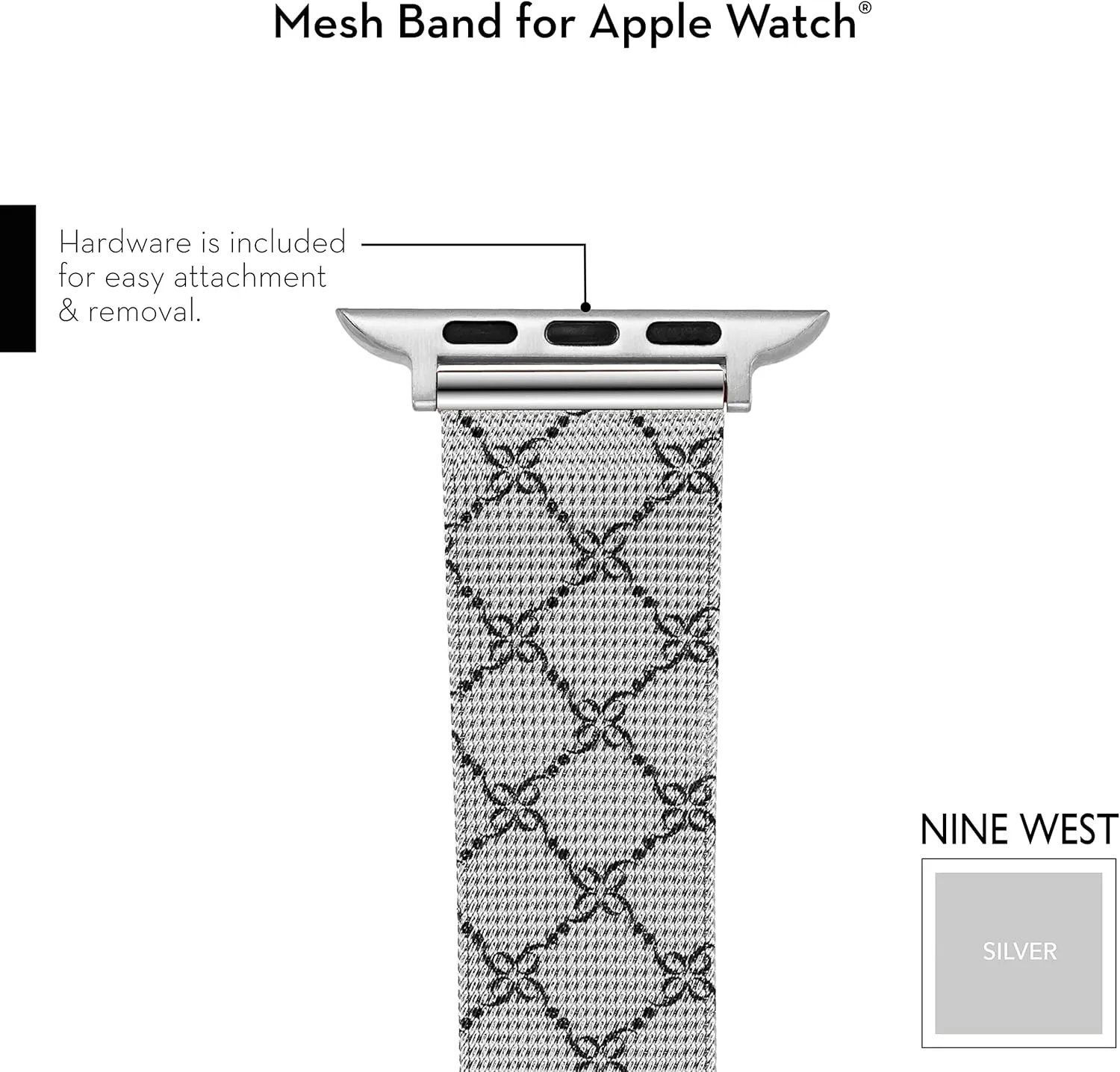 WEST Fashion Mesh Bracelet for Apple Watch Secure, Adjustable haven grit electrician torque NINE 