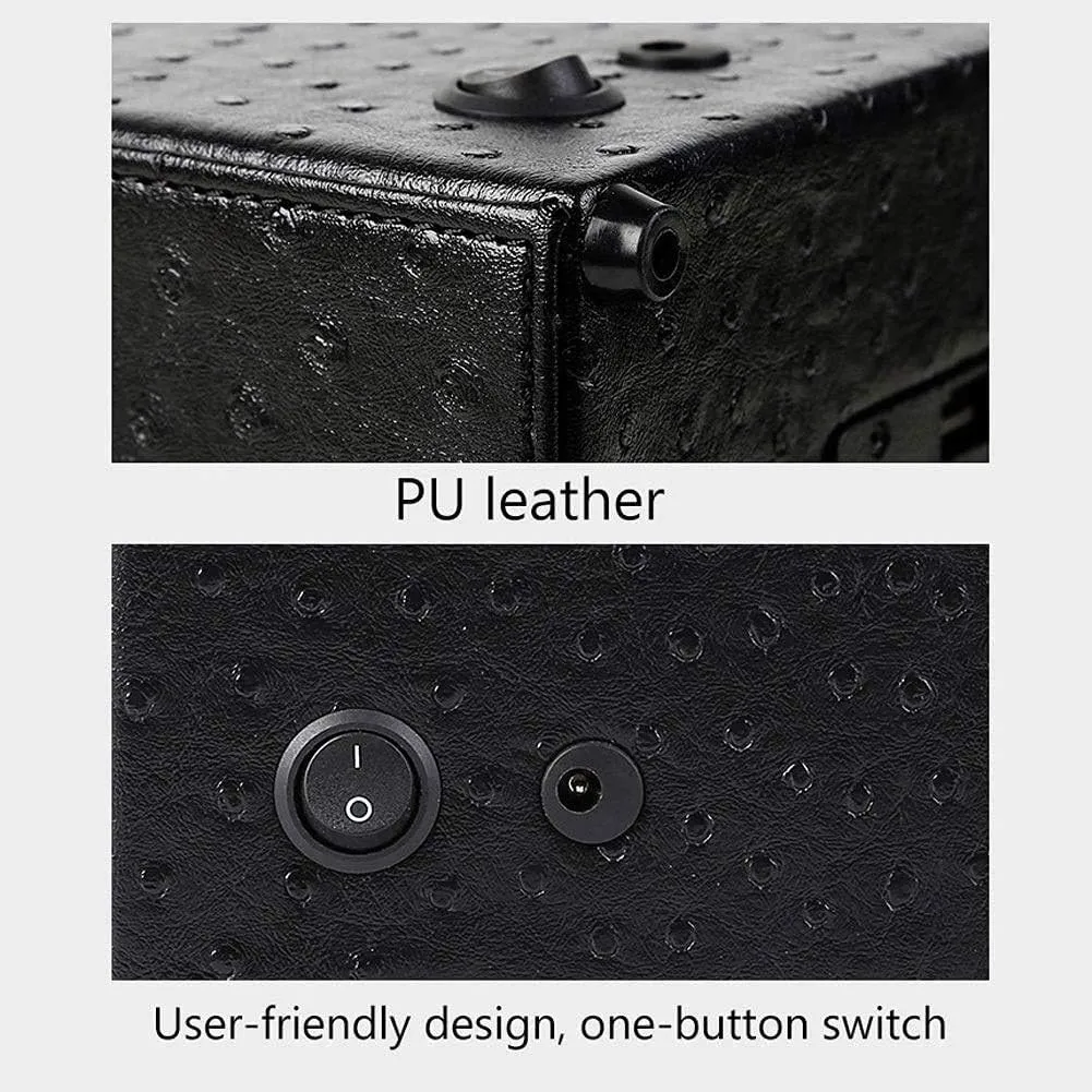 Winder Box Double Watch Winder Box, Quiet Motor with 5 Rotation groom Modes Wood Shell Watches Storage Display BoxHoliday Gift Automatic Watch 