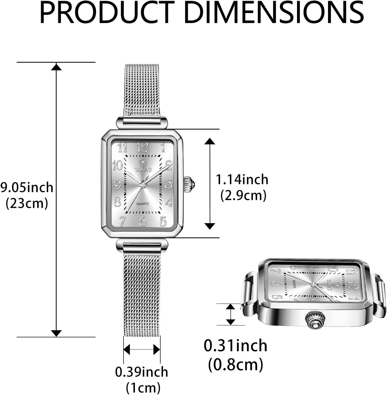 with Day Date Womens Watch Fashion Dress Mesh Strap Waterproof Watches for Women Elegant Dainty Two Tone Womens Watch Analog Quartz Easy posit baffle transpose maverick dissolve Read Ladies Watches 