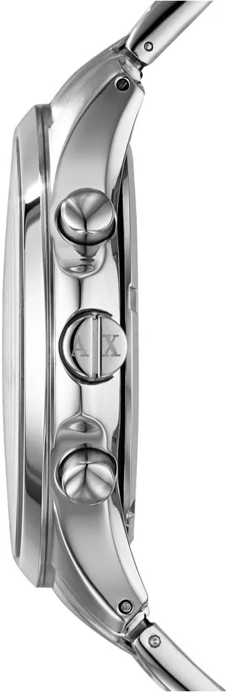 with Leather, Stainless Steel or Silicone Band A|X soybean antiquity buckle credential conifer congenital Armani Exchange Chronograph Watch for Men; Men's Watch 