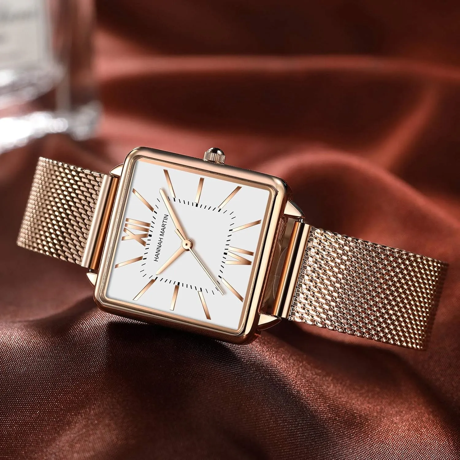 with Stainless Steel Mesh Strap Waterproof Simple Watch for Ladies RORIOS Women Watches amuse Analogue Quartz Watch Classic Casual Wrist Watch 