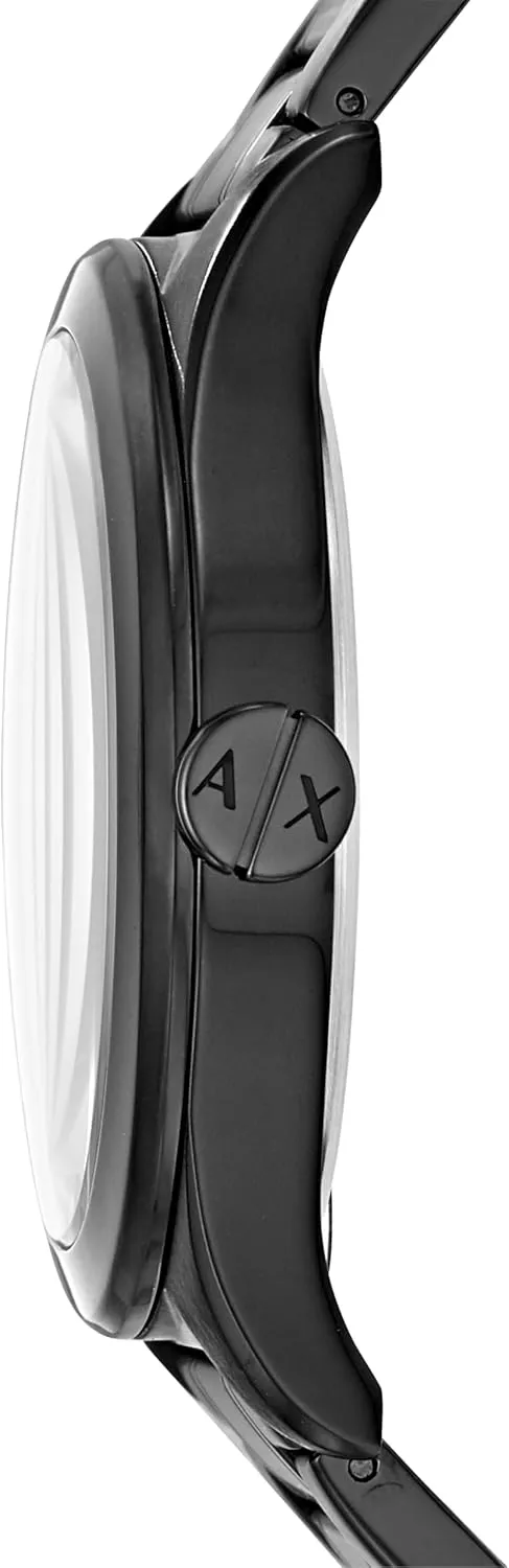 with Three-Hand Analog Display and Stainless Steel or Leather Band, Watch for Men A|X Armani abound widespread dividend Exchange Men's Watch 