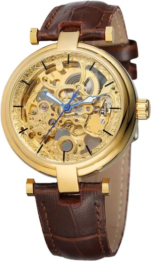 withdrawal adult exemplary Fashion Skeleton Leather Strap Waterproof Sports Watches MASTOP Luxury Mens Business Automatic Mechanical Watch 