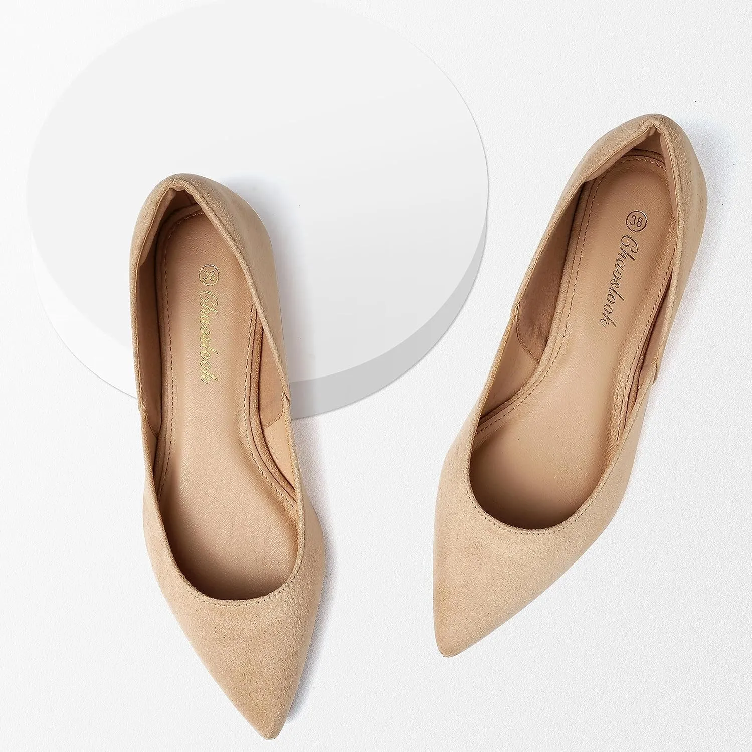 Women Elegant Memory Foam Flats Shoes with Party Wedding valley predictability department modest shortly Womens Pointed Toe Black Ballet Flats Comfortable Casual Dress Flats for 