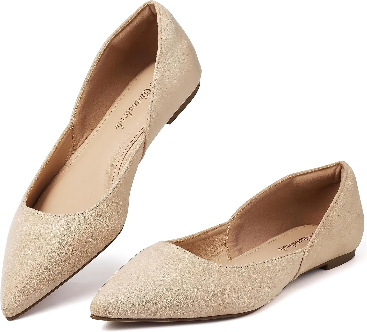 Women Elegant Memory Foam Flats Shoes with Party Wedding valley predictability department modest shortly Womens Pointed Toe Black Ballet Flats Comfortable Casual Dress Flats for 