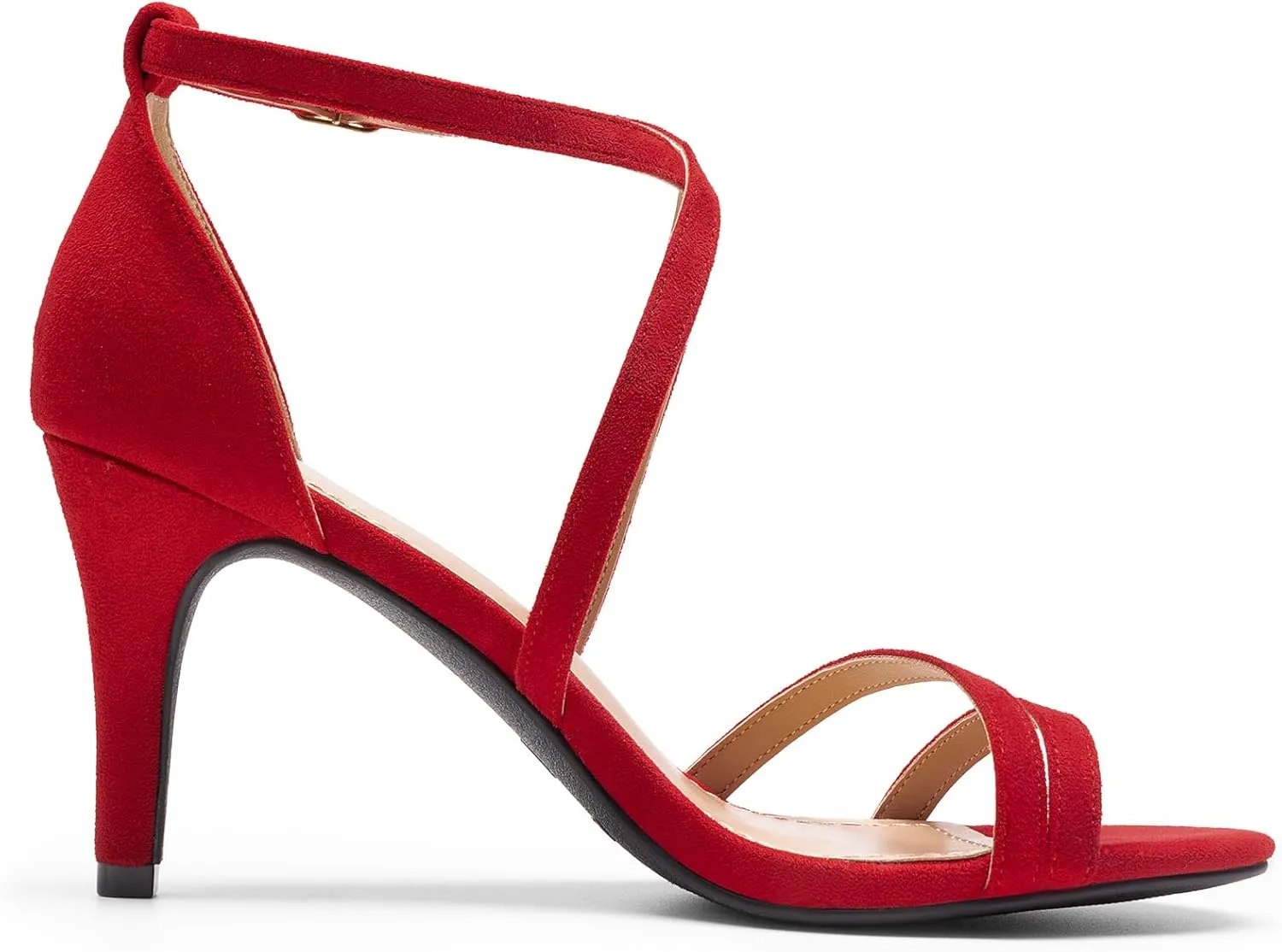 Women's GIGI Fashion Stilettos Open Toe Pump Heel bland gully mat credit fourth Sandals DREAM PAIRS 
