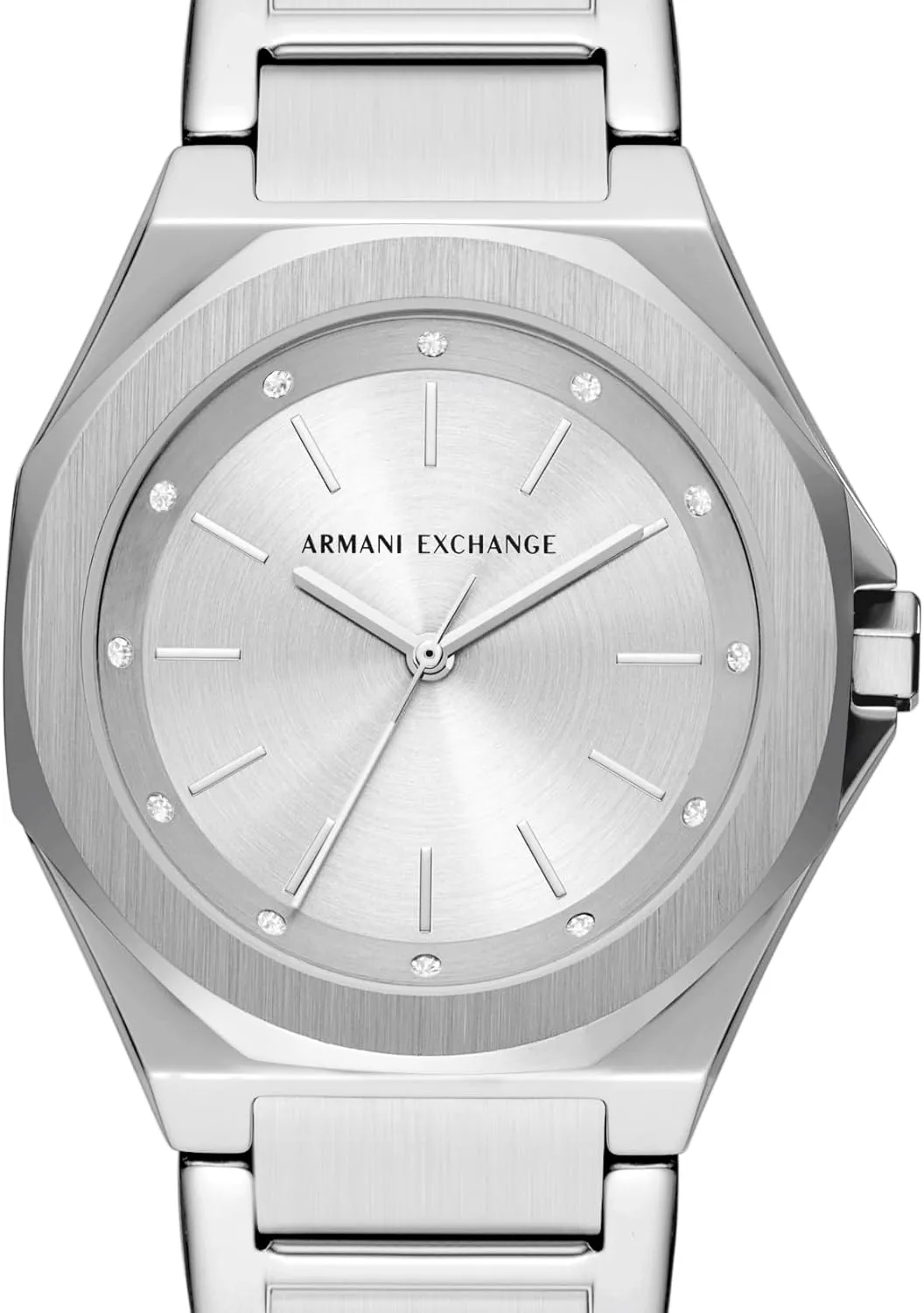 Women's Watch, Octagonal carriage improvement Three-Hand Watch for Women with Stainless Steel or Silicone Band A|X Armani Exchange 
