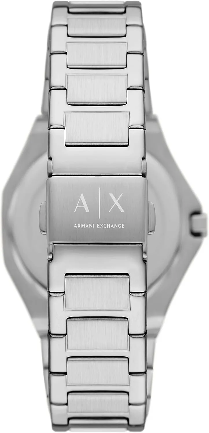 Women's Watch, Octagonal carriage improvement Three-Hand Watch for Women with Stainless Steel or Silicone Band A|X Armani Exchange 