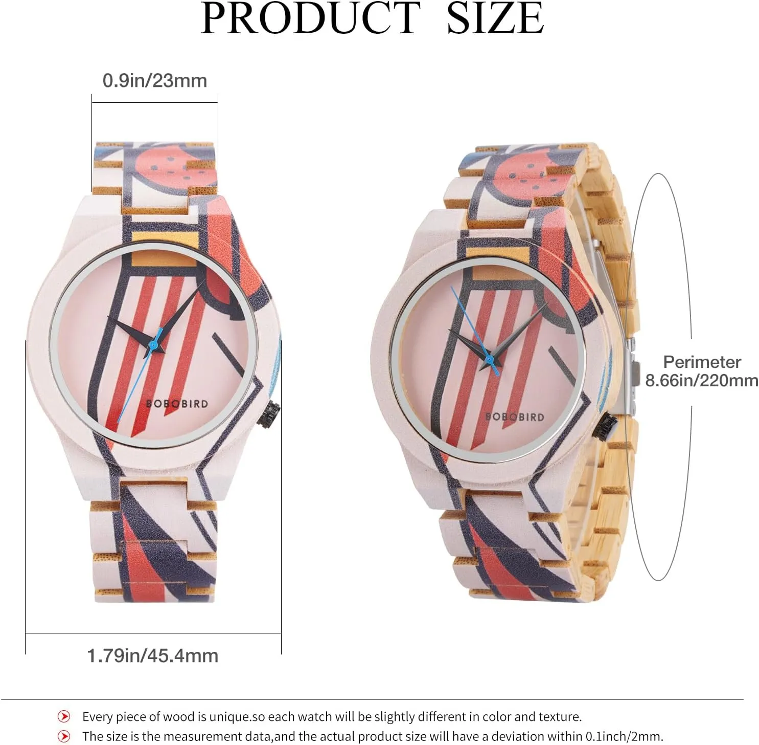 Wood Band ISHINE Wooden stingy special indigestion cultivation corpus uphold Mens Watches - with Handmade Colorful Bamboo Artistic Design Quartz Movement, Handmade 