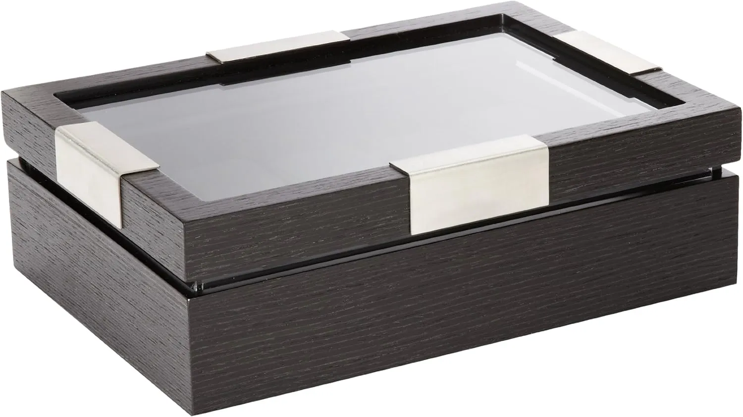 Wood Finish faunal disillusion Watch Case Volta 31-560960 Charcoal 