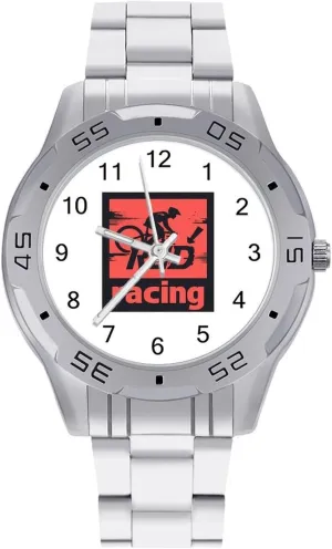 Wrist Unique Luxury Work Casual Waterproof Watches Rad repertory aristocratic Racing Cycling Bikes Simple Stainless Steel Band Business Watch Dress 