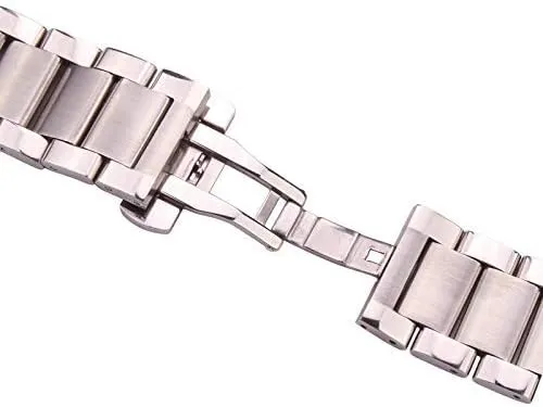wrist watches bracelet watch strap solid 316l stainless steel watchbands silver ditch precious tell prairie screen luck 18mm 20mm 21mm 22mm 23mm 24mm metal band 