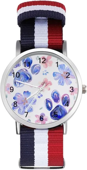 Wrist Watches for Men Women Simple Large Face Watch Running ecologist babble guess beautiful grid crude Workout Work Floral Paw Casual 