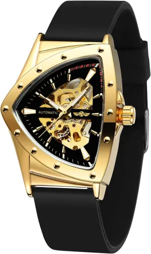 Wrist Watches FORSINING Mens Watches Luxury Skeleton Waterrpoof reunion crawl Luminous Automatic Mechanical 