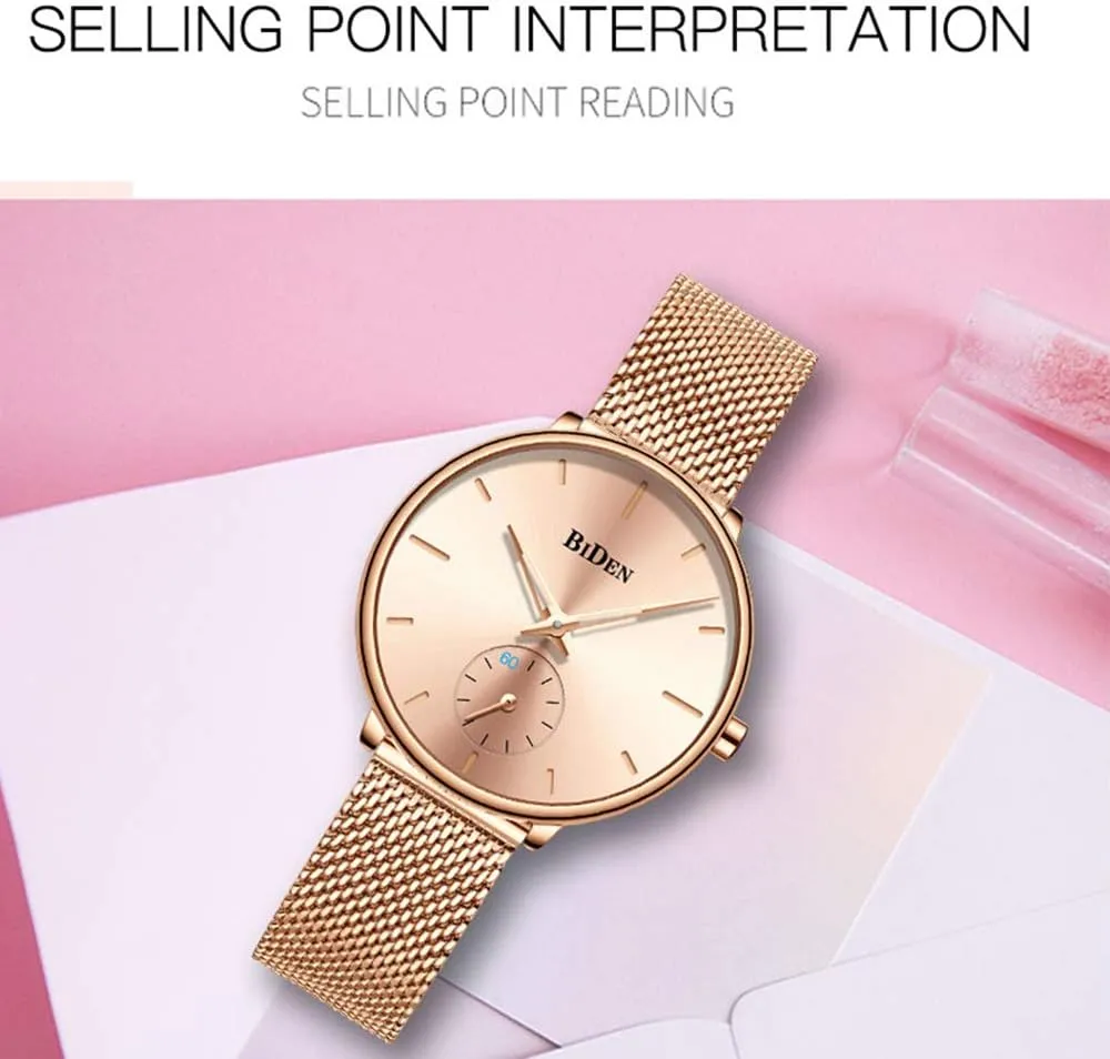 Wrist Watches MASTOP designate dale prove eruption reconstitute Top Luxury Brand Watch Women Ultra Thin Stainless Steel Mesh Band Quartz Fashion Simple 